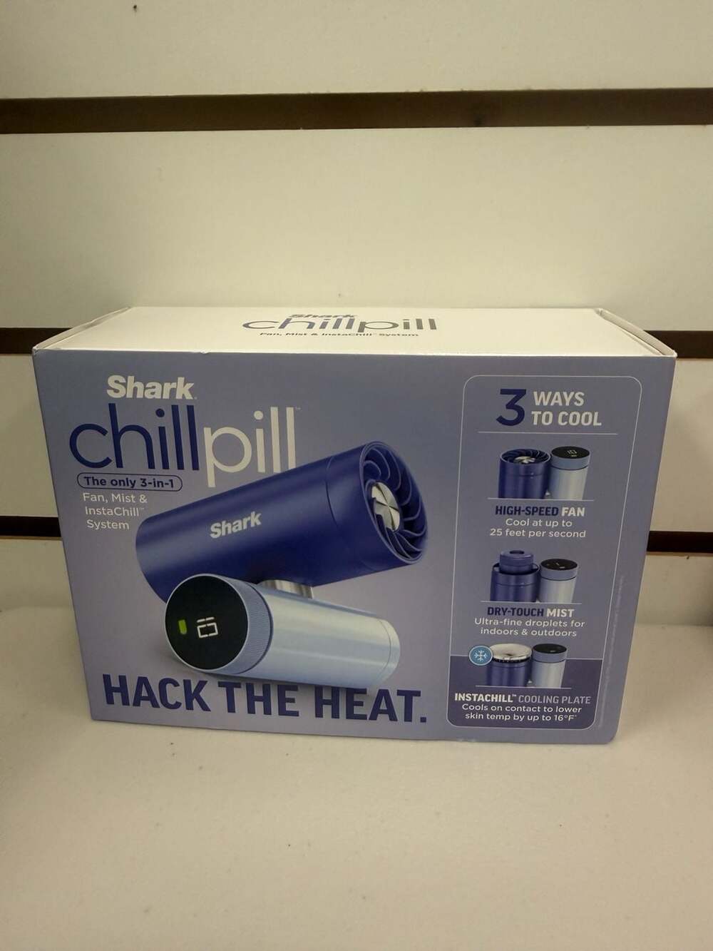 Shark ChillPill 3-in-1 Fan, Mist & InstaChill System FA022LV.   NEW